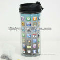 16oz 2012 newest mini plastic tumbler with picture insert